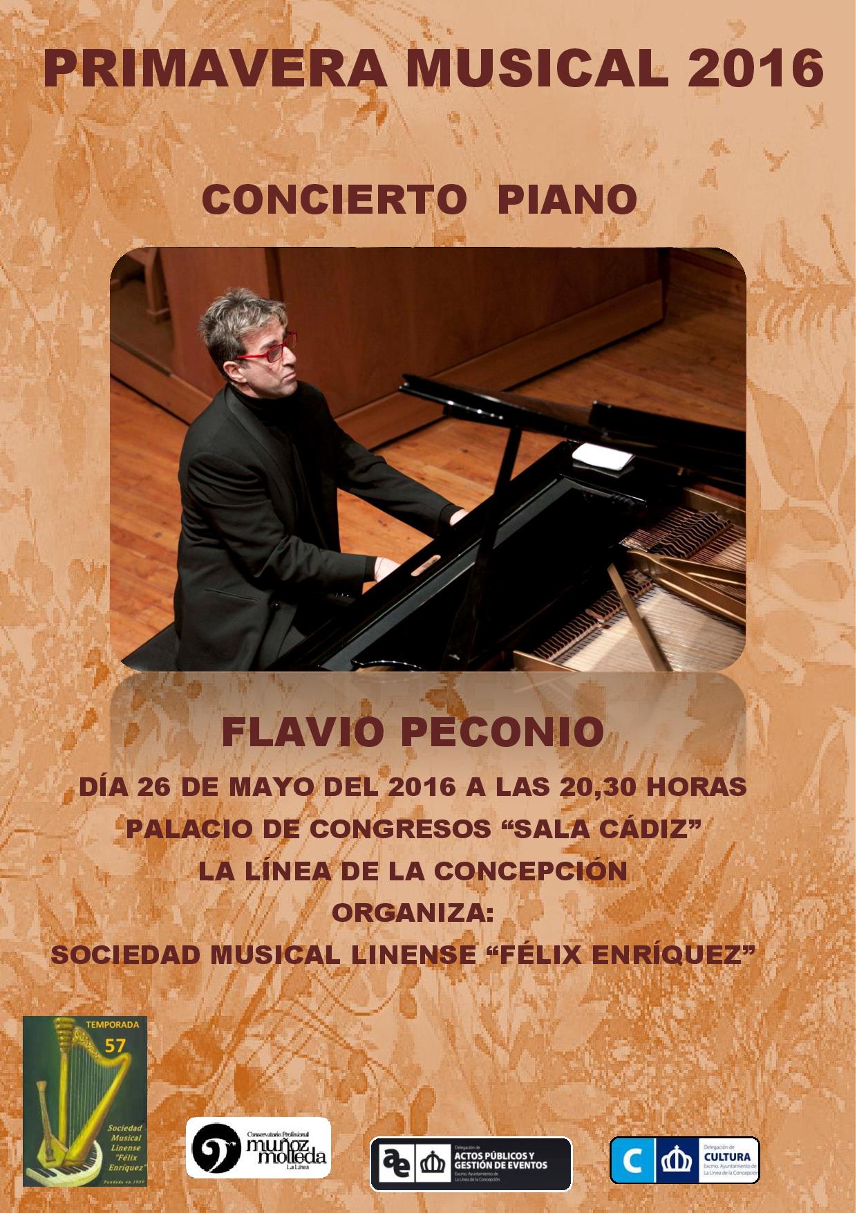 Concierto piano Flavio Peconio