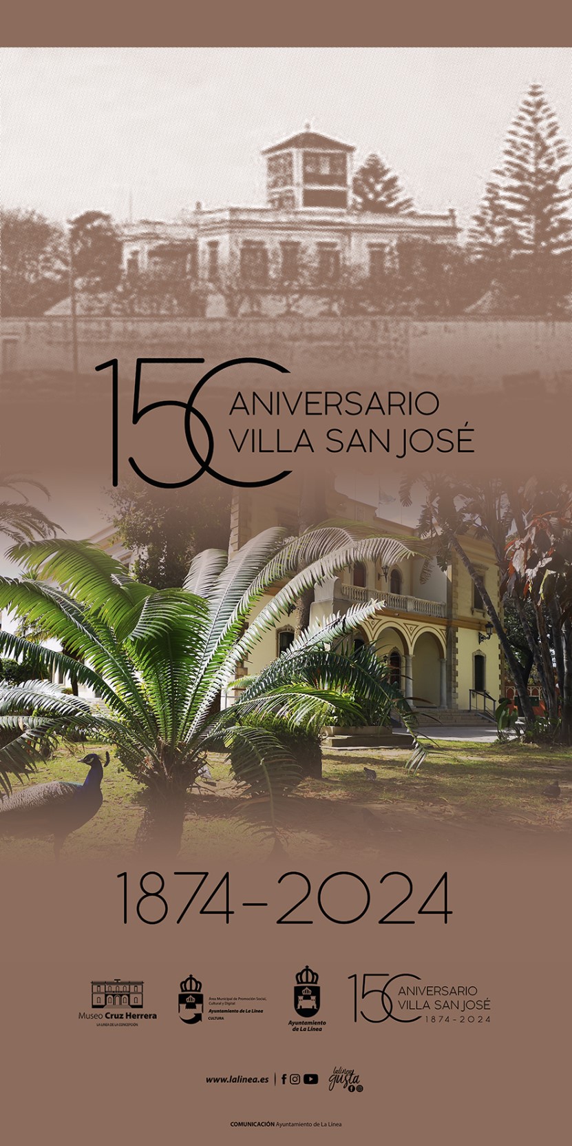 Banderola 4x2m 150 Aniversario Villa San Jose