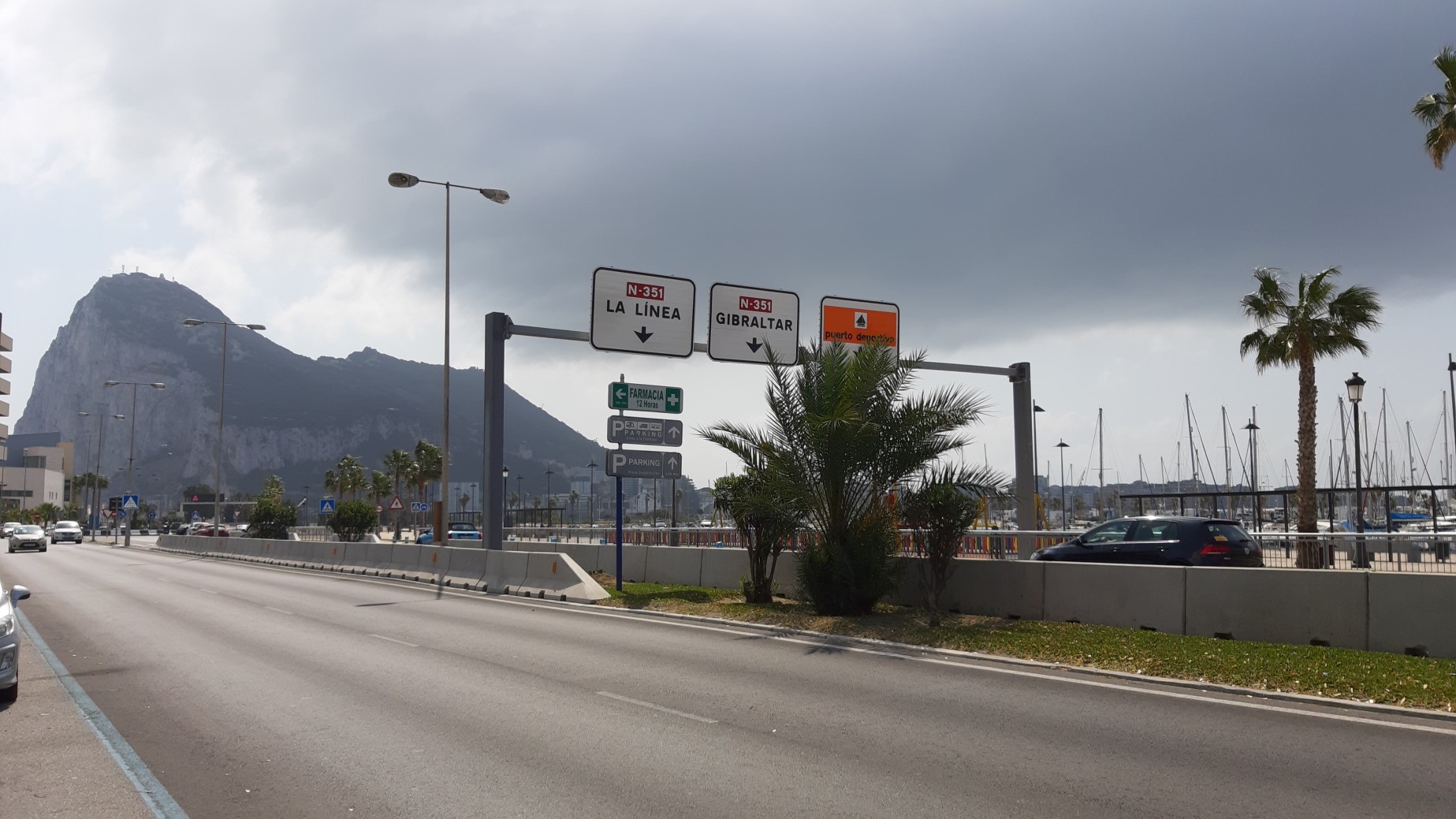Gibraltar carretera acceso