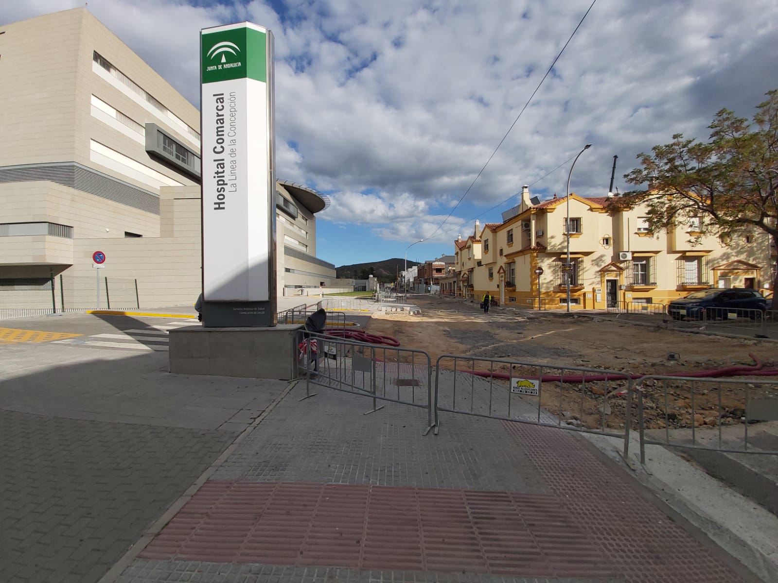 Obras calles hospital comarcal
