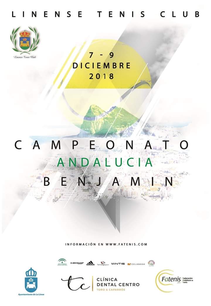 Cartel campeonato benjamin Andalucia Tenis