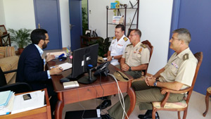 Visita Militares Juan Franco Alcalde