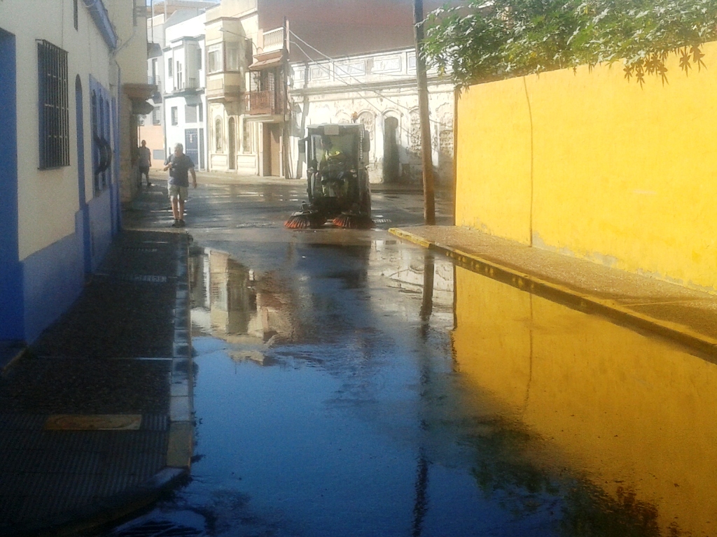 Limpieza calle San Pedro