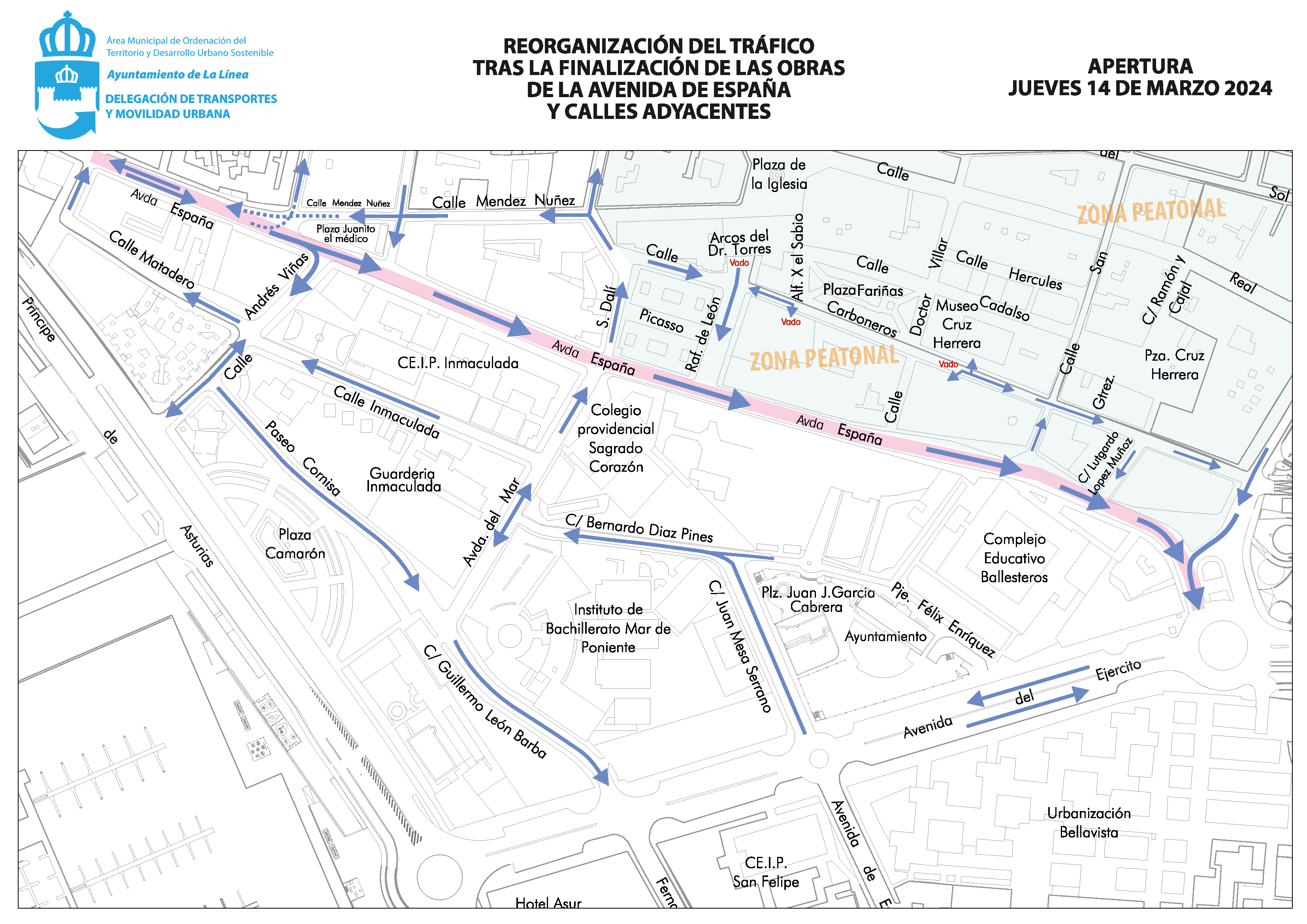 1 REORGANIZACIÓN DEL TRÁFICO AVDA ESPAÑA