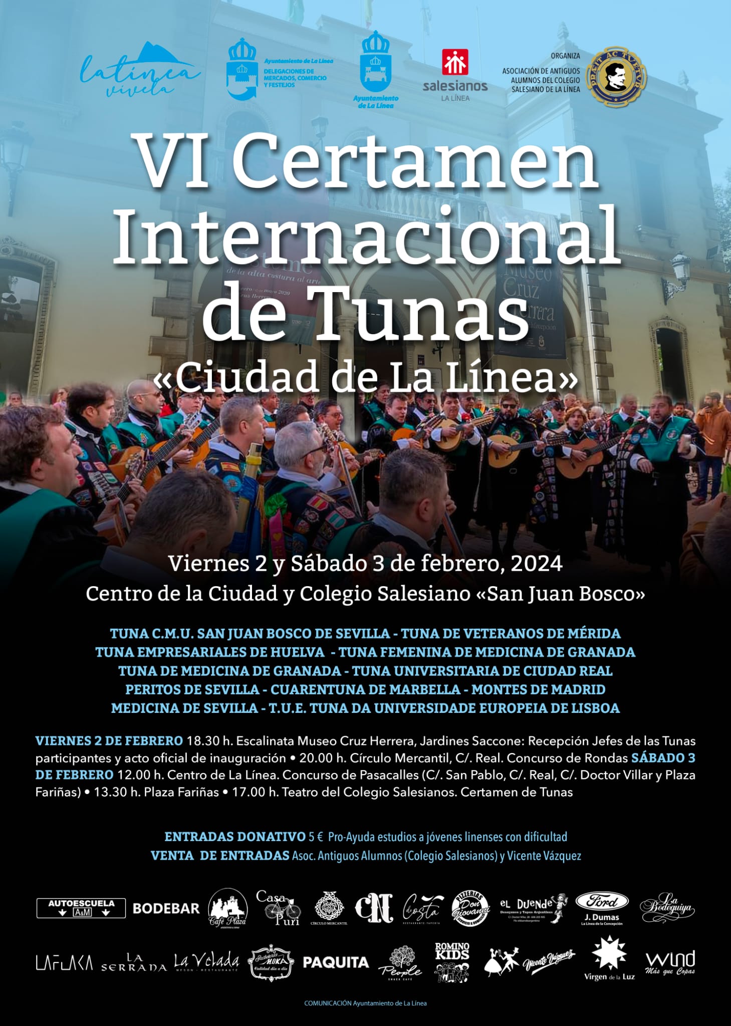 Cartel VI Certamen tunas 2024