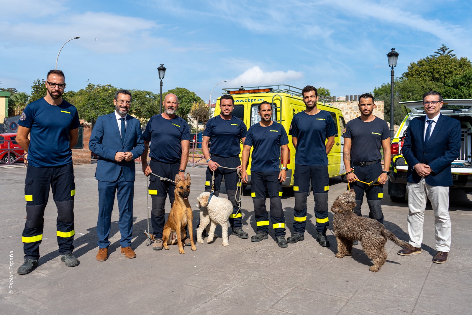 Recepcion bomberos Marruecos