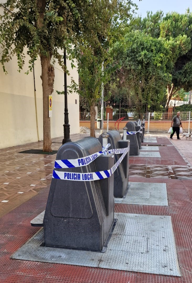 Soterrados precintados