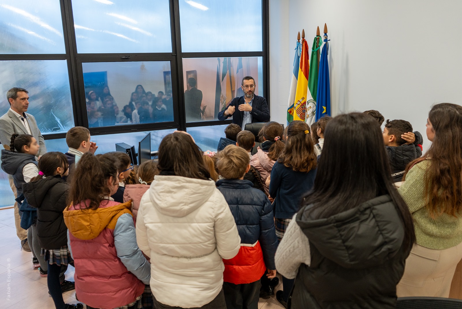 Visita escolar Alcaldia