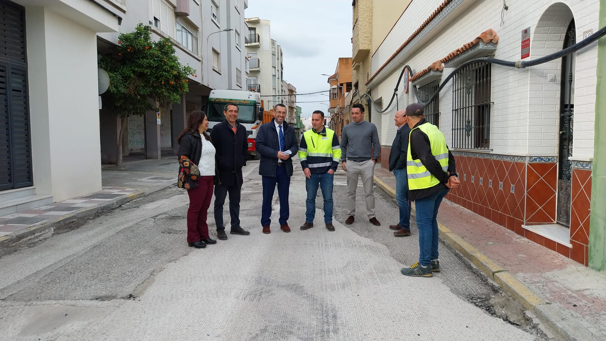 Visita obra calle Colon 1