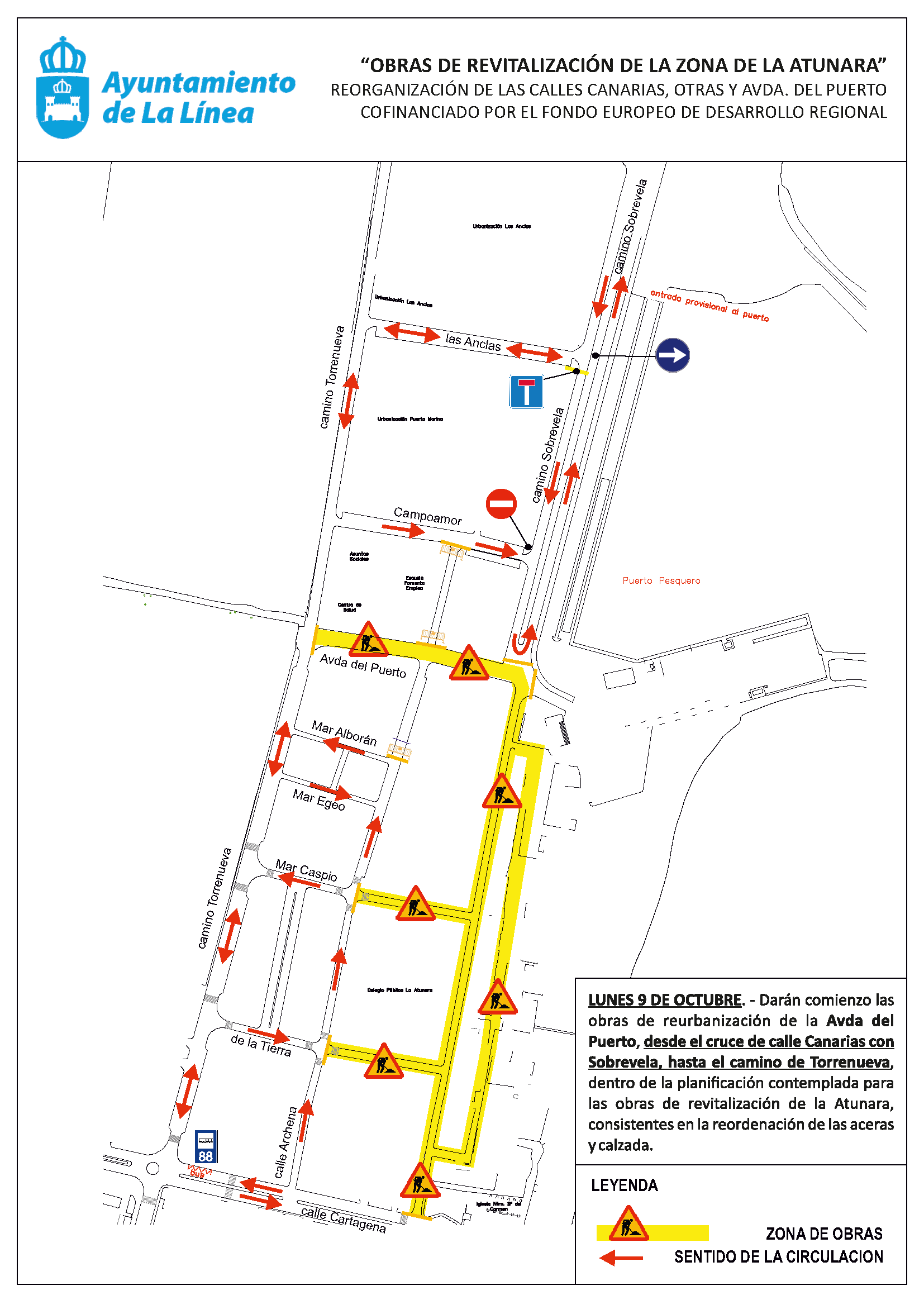 corte avda del puerto