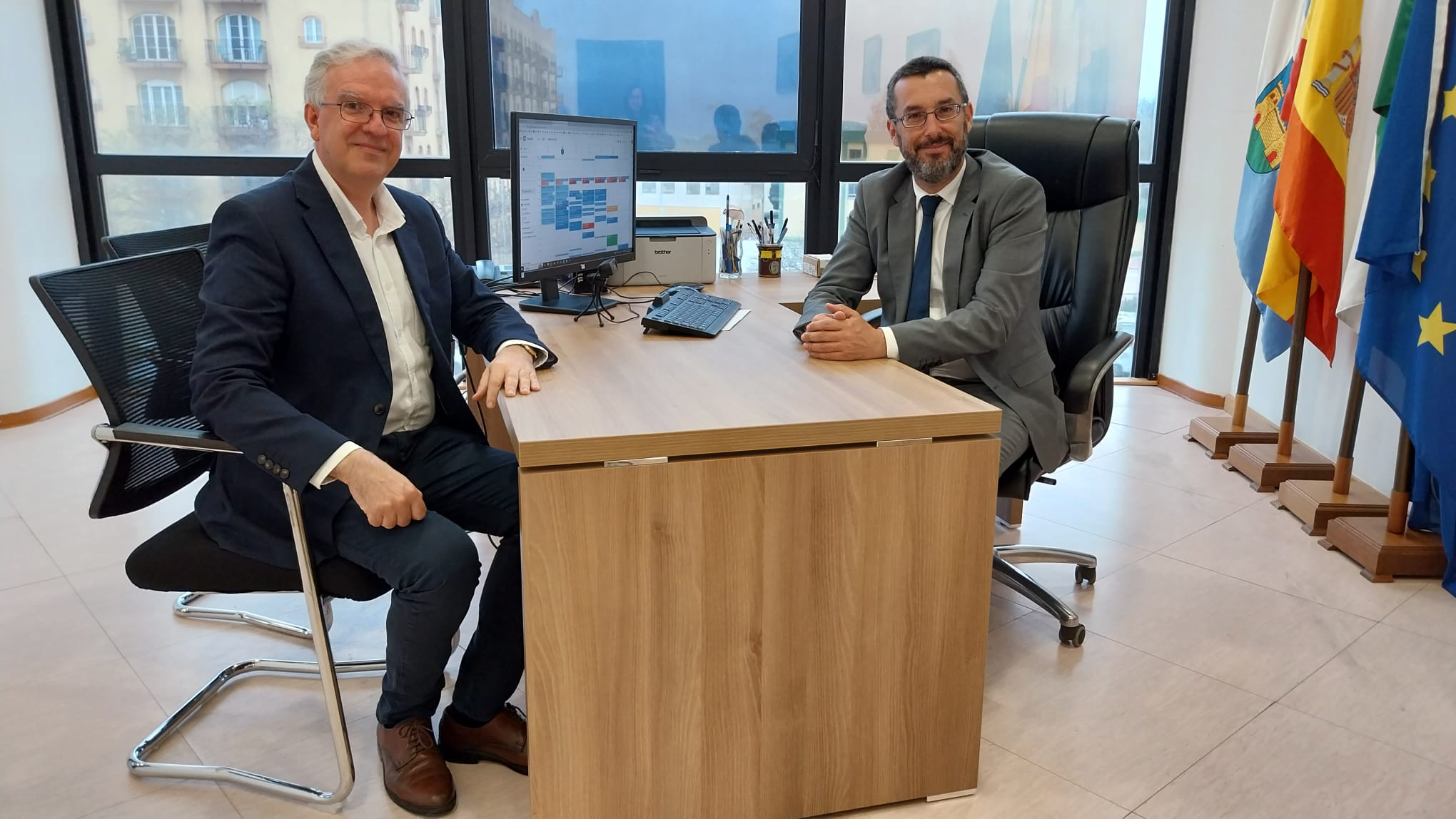 Alcalde con Francisco Oda