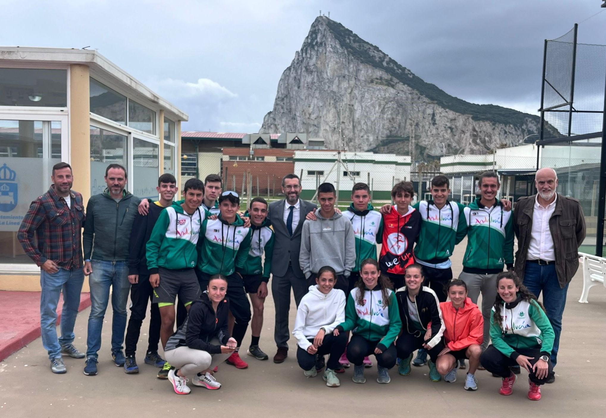 Alcalde con seleccion andaluza de carrera por montaña
