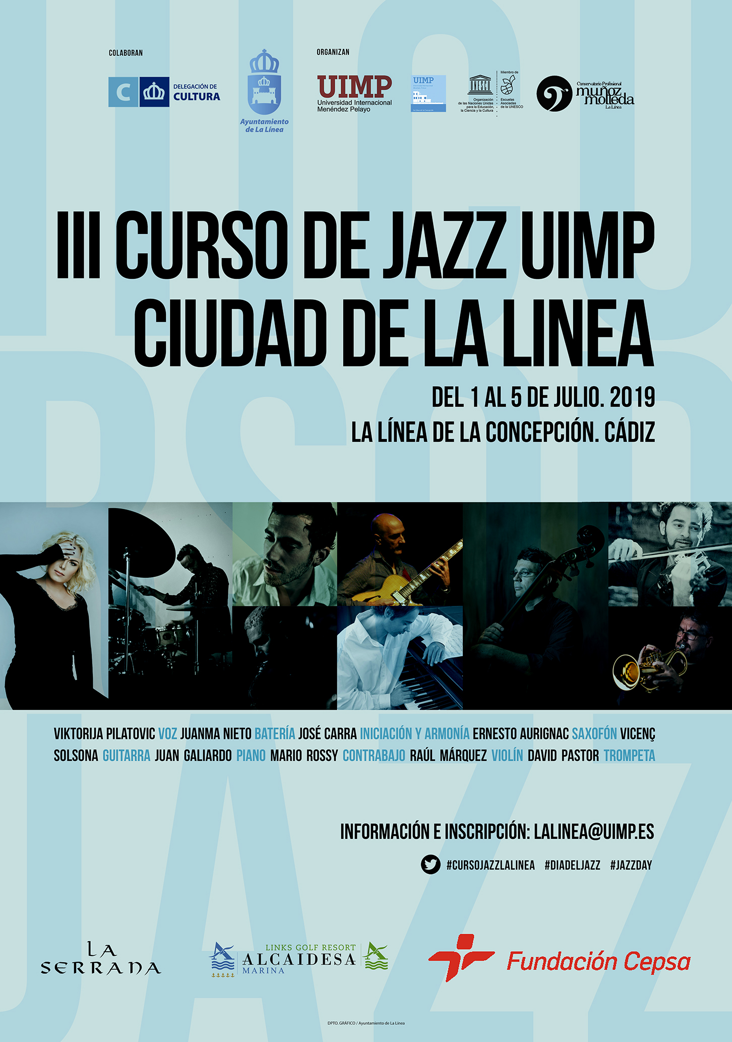 Cartel Curso de Jazz 2019