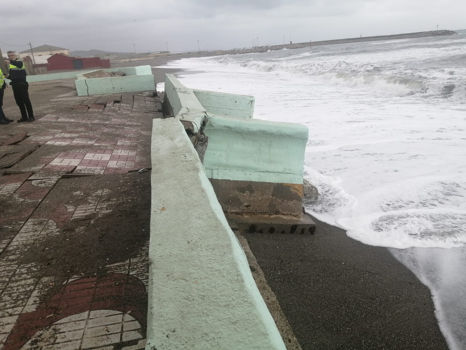 Daños paseo maritimo de Levante 5