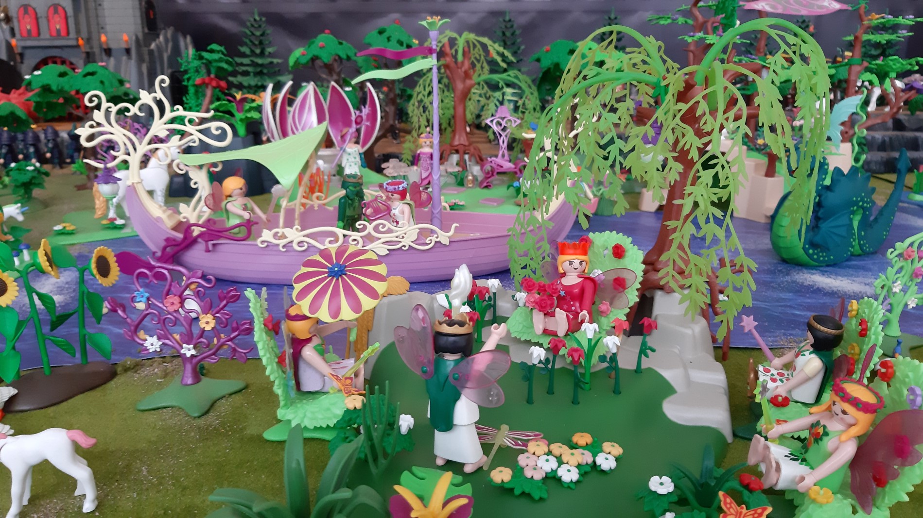 Diorama Playmobil Mundo magico
