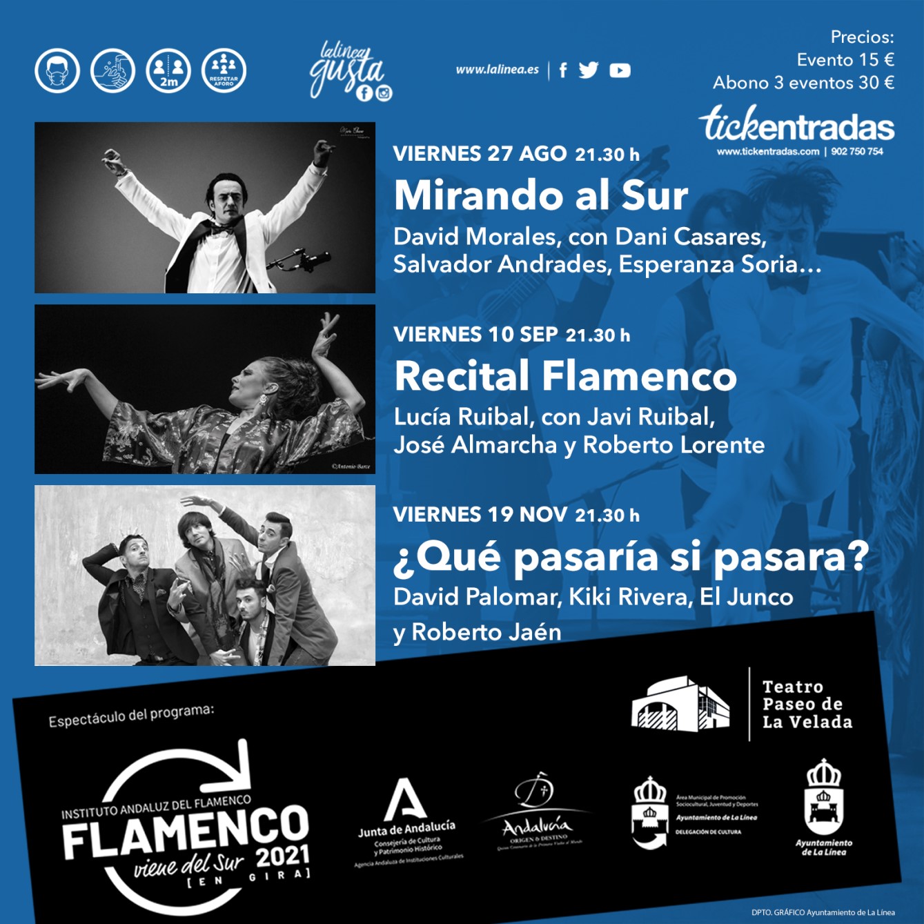 Teatro de La Velada Circuito Andaluz de Flamenco 1