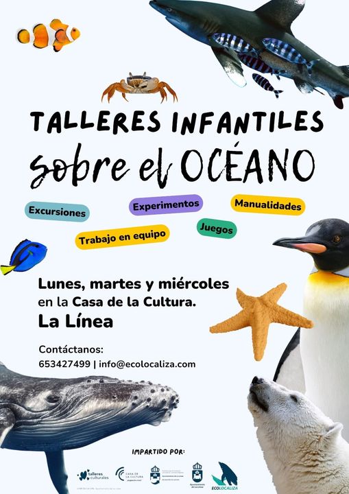 TALLERES INFANTILES SOBRE EL OCEANO