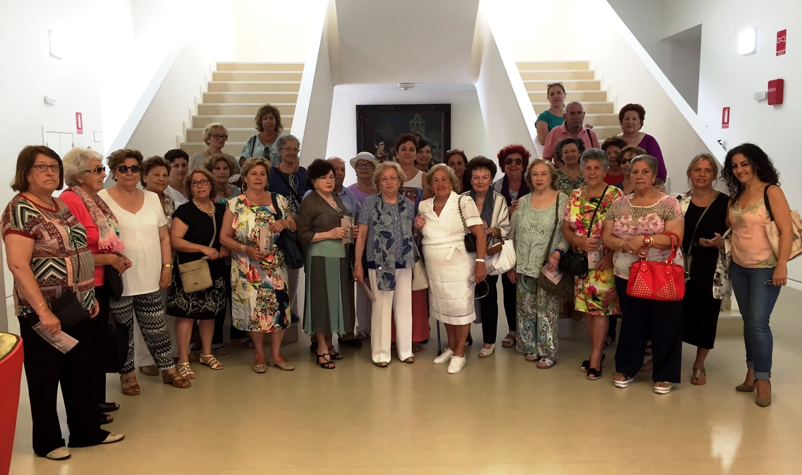 Visita colectivos mujeres al museo
