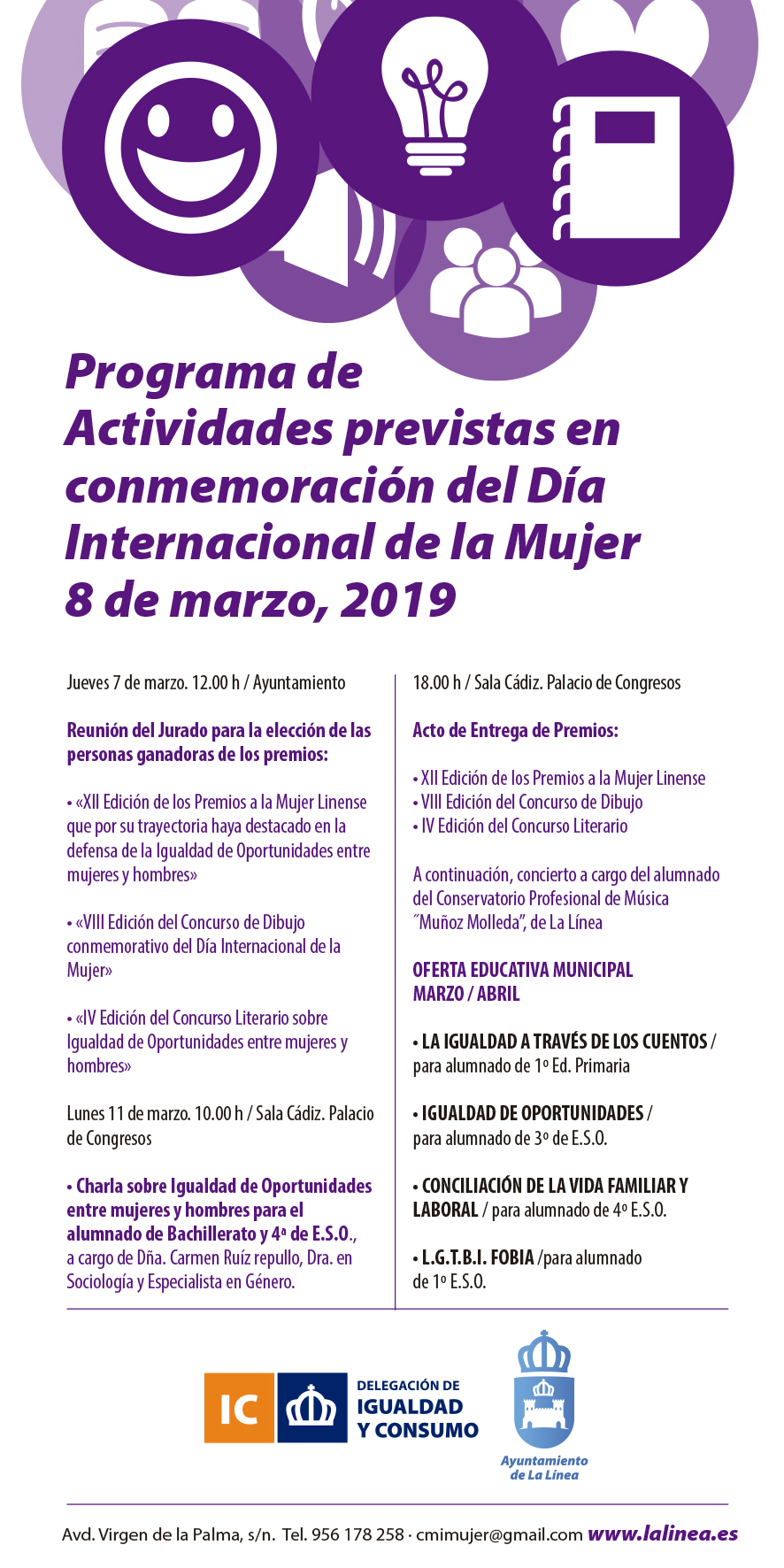 Actividades Dia Int. Mujer 2019